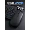 TCX Bluetooth Klavye Mouse Seti Türkçe Tuş Dizilimli Beyaz