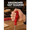 TCX Çelik 7li Tornavida Seti Ergonomik Sap Profesyonel Kullanım