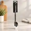 TCX Çelik Servis Kaşık 36 cm Desenli
