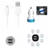 TCX Çift Usb Girişli 3.1 Çıkışlı Seyahat Seti Android / Micro Usb