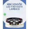 TCX El Sensörlü LED Far Suya Dayanıklı Şarjlı Kafa Lambası