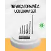 TCX Ergonomik 16 Parça Bits Tornavida Uç ve Adaptör Seti