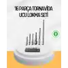 TCX Ergonomik 16 Parça Bits Tornavida Uç Ve Adaptör Seti