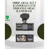 TCX G-sensörlü 3lü Kayıtlı Araç Kamerası