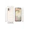 TCX  Galaxy A04 Kılıf  Silikon - Krem