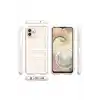 TCX  Galaxy A04E Kılıf  Silikon - Krem