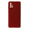 TCX  Galaxy A71 Kılıf First Silikon - Bordo