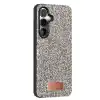 TCX   Galaxy S24 FE  Simli Kapak - Gümüş
