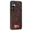 TCX   Galaxy S25  Simli Kapak - Derin Mor