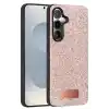 TCX   Galaxy S25  Simli Kapak - Pembe