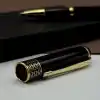 TCX  Gold İşlemeli Siyah Metal Roller Kalem