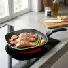 TCX Granit Kaplamalı Tek Saplı Grill Tava