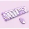 TCX Hello Bear Mor Klavye Mouse Set