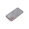 TCX  iPhone 11 Kılıf  Simli Magneticsafe Kılıf - Pembe