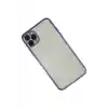 TCX  iPhone 11 Pro Max Kılıf Razer Lensli Silikon - Mor