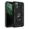 TCX  iPhone 11 Pro Max Kılıf Sofya Yüzüklü Silikon Kapak - Siyah