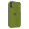 TCX  iPhone 12 Kılıf Fly Lens Silikon - Yeşil