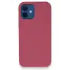 TCX  iPhone 12 Kılıf  Silikon - Fuşya