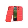 TCX  iPhone 12 Kılıf  Silikon - Kırmızı