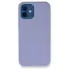 TCX  iPhone 12 Kılıf  Silikon - Lila