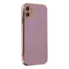 TCX  iPhone 12 Kılıf  Silikon - Mor