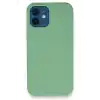 TCX  iPhone 12 Kılıf  Silikon - Yeşil