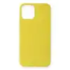 TCX  iPhone 12 Mini Kılıf First Silikon - Sarı