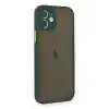 TCX  iPhone 12 Mini Kılıf  Silikon Kapak - Yeşil