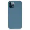 TCX  iPhone 12 Pro Kılıf  Silikon - Açık Mavi