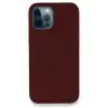 TCX  iPhone 12 Pro Kılıf  Silikon - Bordo