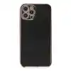 TCX İphone 12 Pro Kılıf Volet Silikon - Siyah