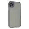 TCX  iPhone 12 Pro Max Kılıf  Silikon Kapak - Gri