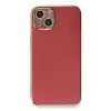 TCX  iPhone 13 Kılıf  Silikon - Kırmızı