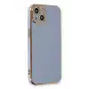 TCX  iPhone 13 Kılıf  Silikon - Mavi
