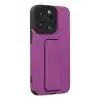 TCX  iPhone 13 Pro Kılıf Mega Standlı Silikon - Mor