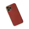 TCX  iPhone 13 Pro Kılıf  Silikon - Kırmızı
