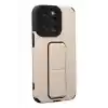 TCX  iPhone 13 Pro Max Kılıf Mega Standlı Silikon - Gold