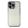 TCX  iPhone 13 Pro Max Kılıf Razer Lensli Silikon - Mor