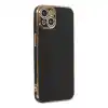 TCX İphone 14 Kılıf Volet Silikon - Siyah