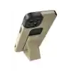 TCX  iPhone 14 Plus Kılıf Mega Standlı Silikon - Gold