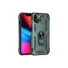 TCX  iPhone 14 Plus Kılıf Sofya Yüzüklü Silikon Kapak - Yeşil