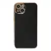 TCX İphone 14 Plus Kılıf Volet Silikon - Siyah