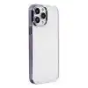 TCX  iPhone 14 Pro Kılıf Element Silikon - Mor