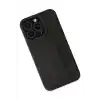 TCX  iPhone 14 Pro Kılıf Mega Standlı Silikon - Siyah