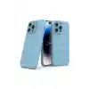 TCX  iPhone 14 Pro Kılıf  Silikon - Sky Blue