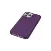TCX  iPhone 14 Pro Max Kılıf Pc Sert Şeffaf Kapak - Mor