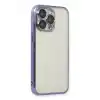 TCX  iPhone 14 Pro Max Kılıf Razer Lensli Silikon - Mor