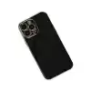 TCX İphone 14 Pro Max Kılıf Volet Silikon - Siyah