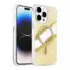 TCX   iPhone 14 Pro Max  Simli Magsafe Kapak - Gümüş