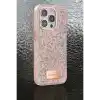 TCX   iPhone 14 Pro  Simli Kapak - Pembe